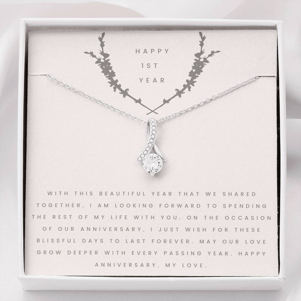 1st Year Anniversary Gift for Her, Gift for Wife, Gift for Girlfriend, Special Message Gift