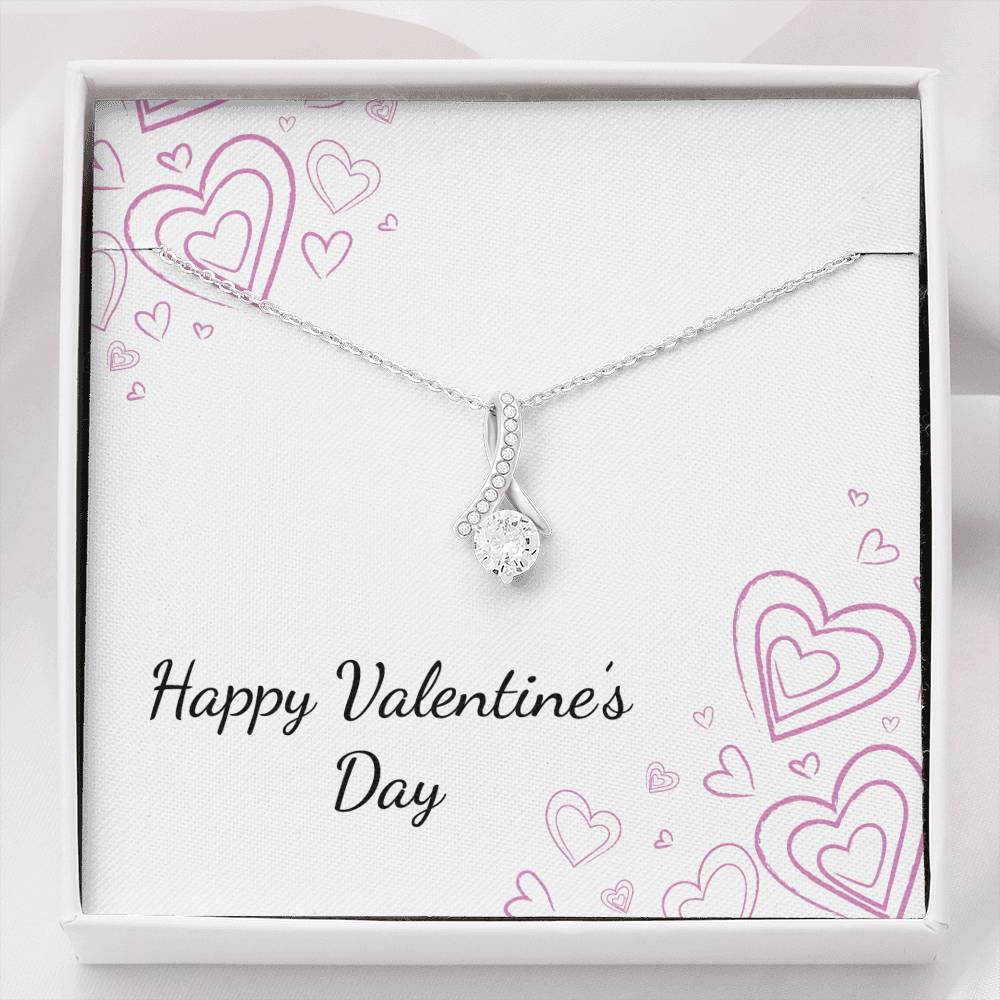 Personalized Wife Girlfriend Necklace  for Her Valentines Birthday Anniversary Gift Alluring  Beauty Necklace for Women with Message  Card
