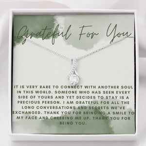 Grateful For You Gift, Thankful for You Gift, Message Card, Gift for Friend