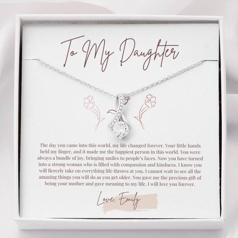 Mother Daughter Gift Necklace, Gift for Mom, Gift for Daughter, Mothers Day from Daughter, Birthday Personalized Gift For Her, Name Necklace