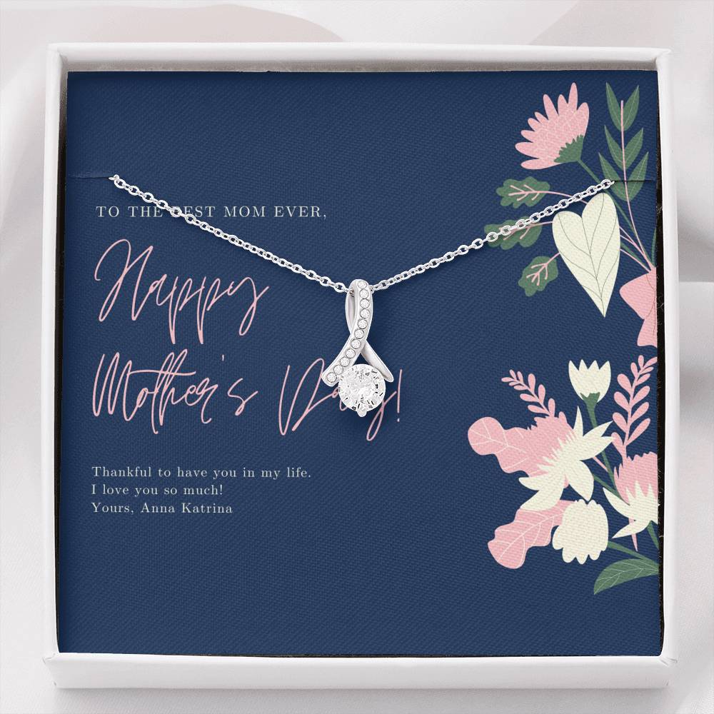 Mothers Day Gift From Husband, Unbiological Mom, Bonus Mom Gift Necklace, Stepmom Gift, Best Friend Gift BFF, Mothers Day From Daughter, Personalized Mother Day Gift,