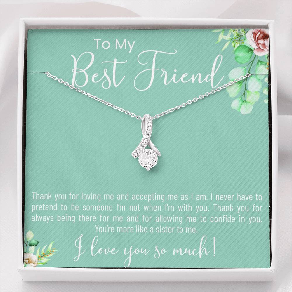Friendship Spiritual Necklace Forever Love Gift On Friend's Birthday Wedding Pendent