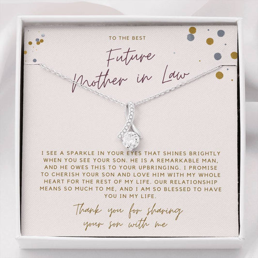 Gift to MIL Mother of the Groom Gift From Bride Wedding Gift Pendants from Bride Gifts for Mom Mother of the Bride Necklace Unique Groom Mom