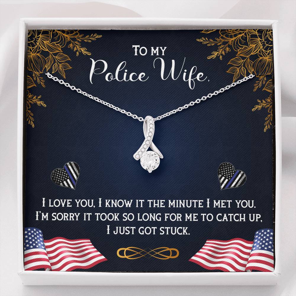 Police wife Gift, Necklace, Valentine Day Gifts