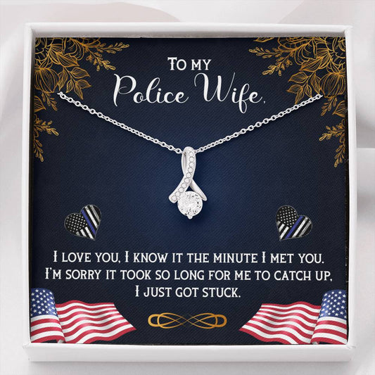 Police wife Gift, Necklace, Valentine Day Gifts