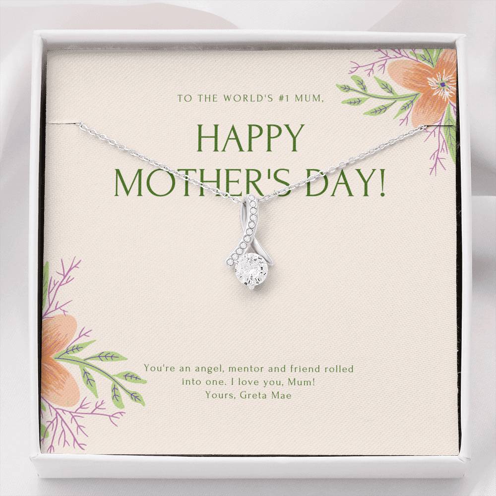 Mother in Law Gift, Foster Mom Gift,  Bonus Mom Gift Necklace, 1st Mothers Day Gift, To My Mom Necklace Mom Necklace Mother Figure Gift,