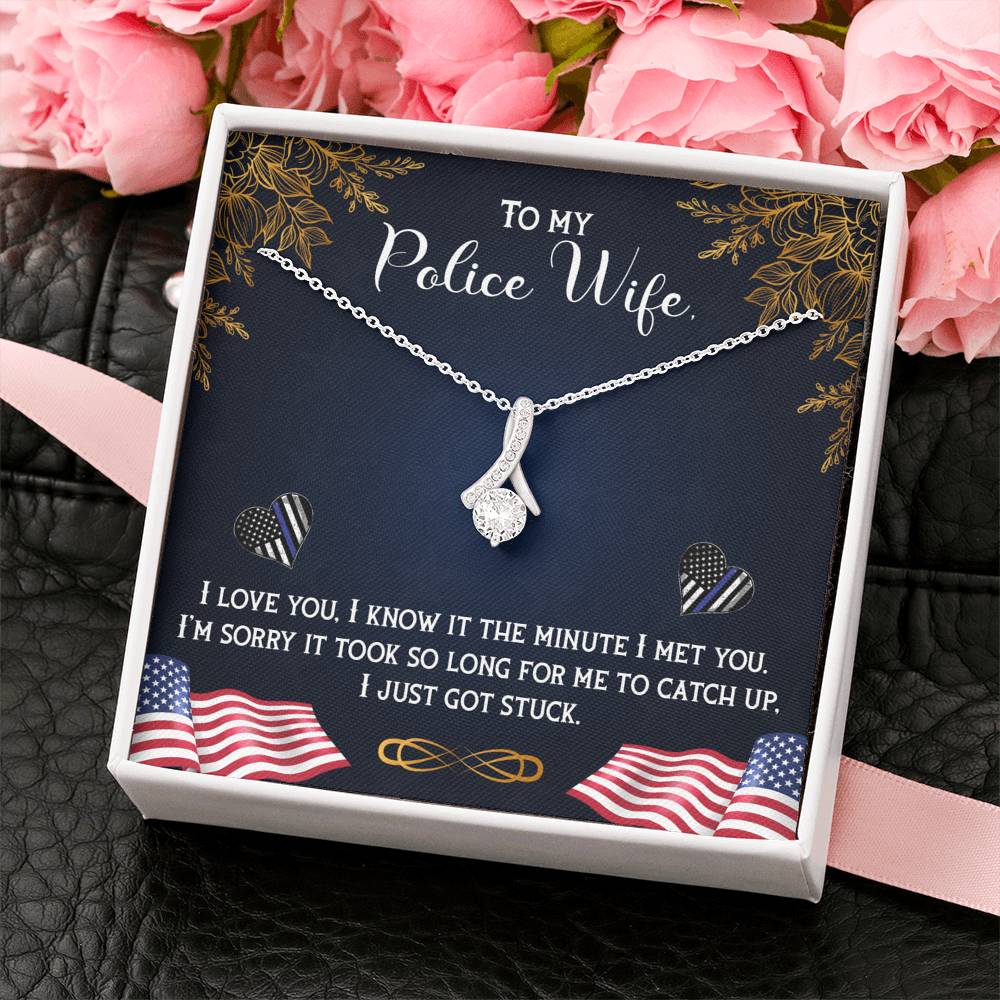 Police wife Gift, Necklace, Valentine Day Gifts