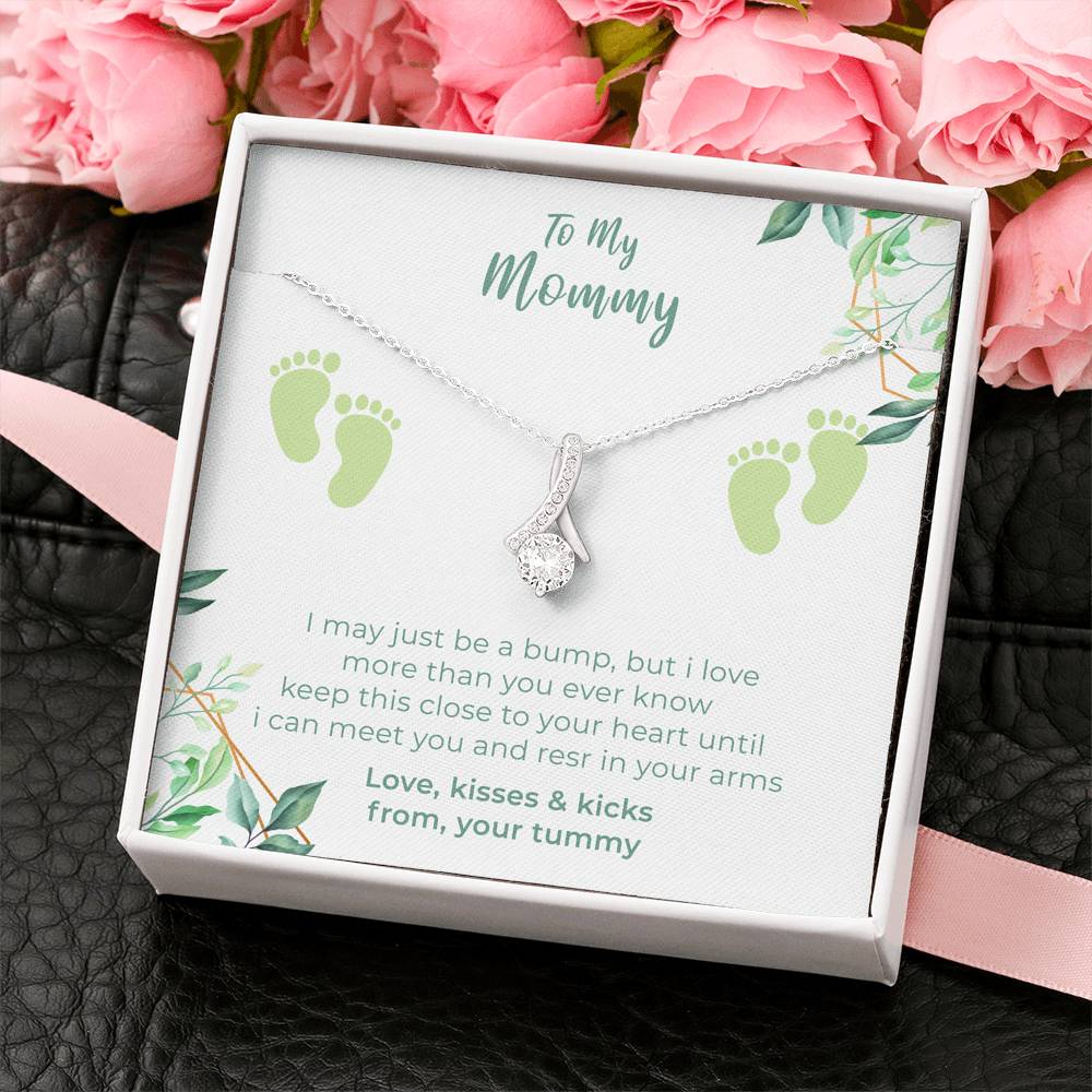 Personalized Necklace Gift For Mother On Her Birthday Mother's Day From Son Daughter To My Mummy Pendent Gift With The Message Card