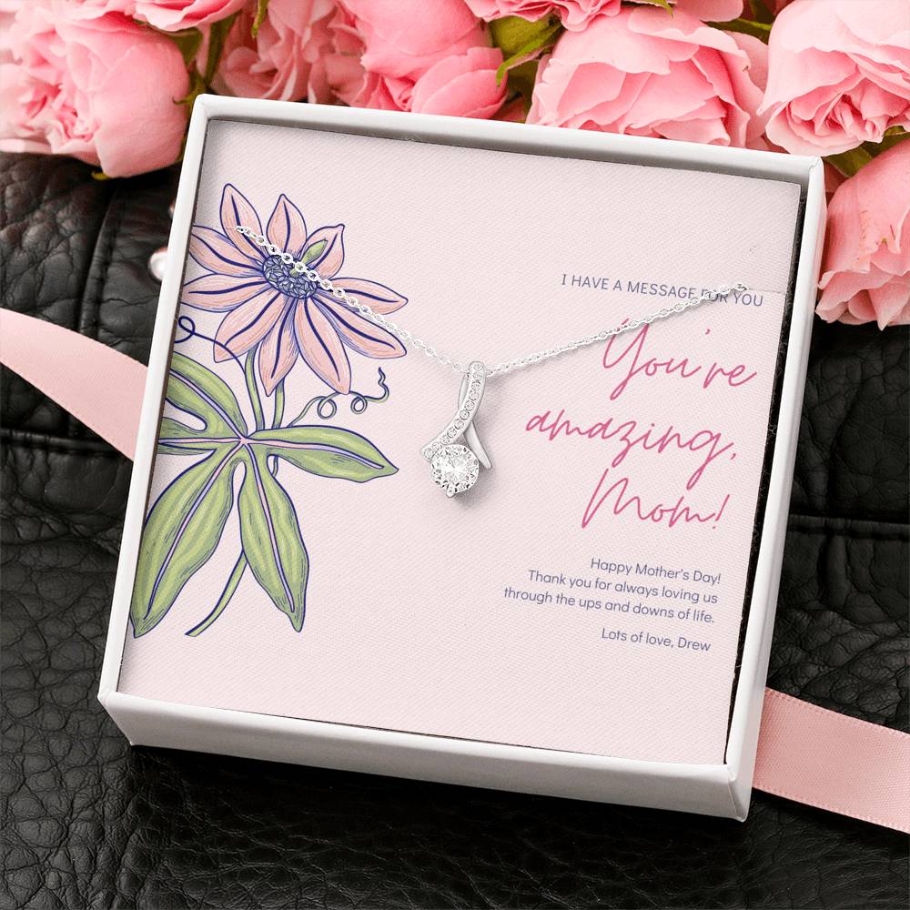 Personalized Mother Day Gift, Aunt Gift For Mothers Day, Diy Mothers Day Gift, Personalized Mother Day Necklace, Stepmom Birthday Gift, Stepmother Necklace, Bonus Mom Gift Necklace,