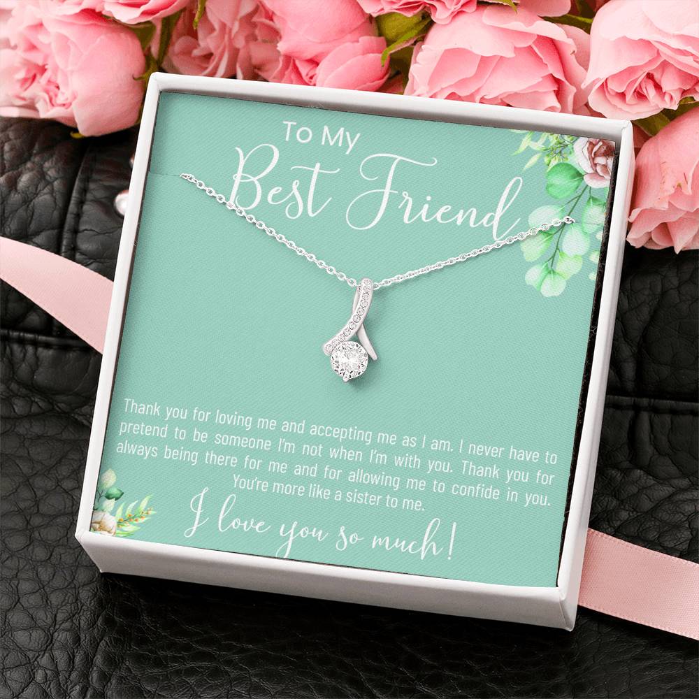 Friendship Spiritual Necklace Forever Love Gift On Friend's Birthday Wedding Pendent