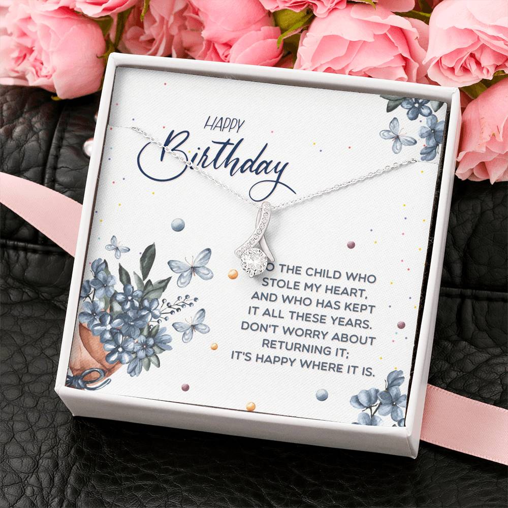 Happy Birthday Necklace, Best Friend, Wife, Mom, Sister Gift, Daughter Gift
