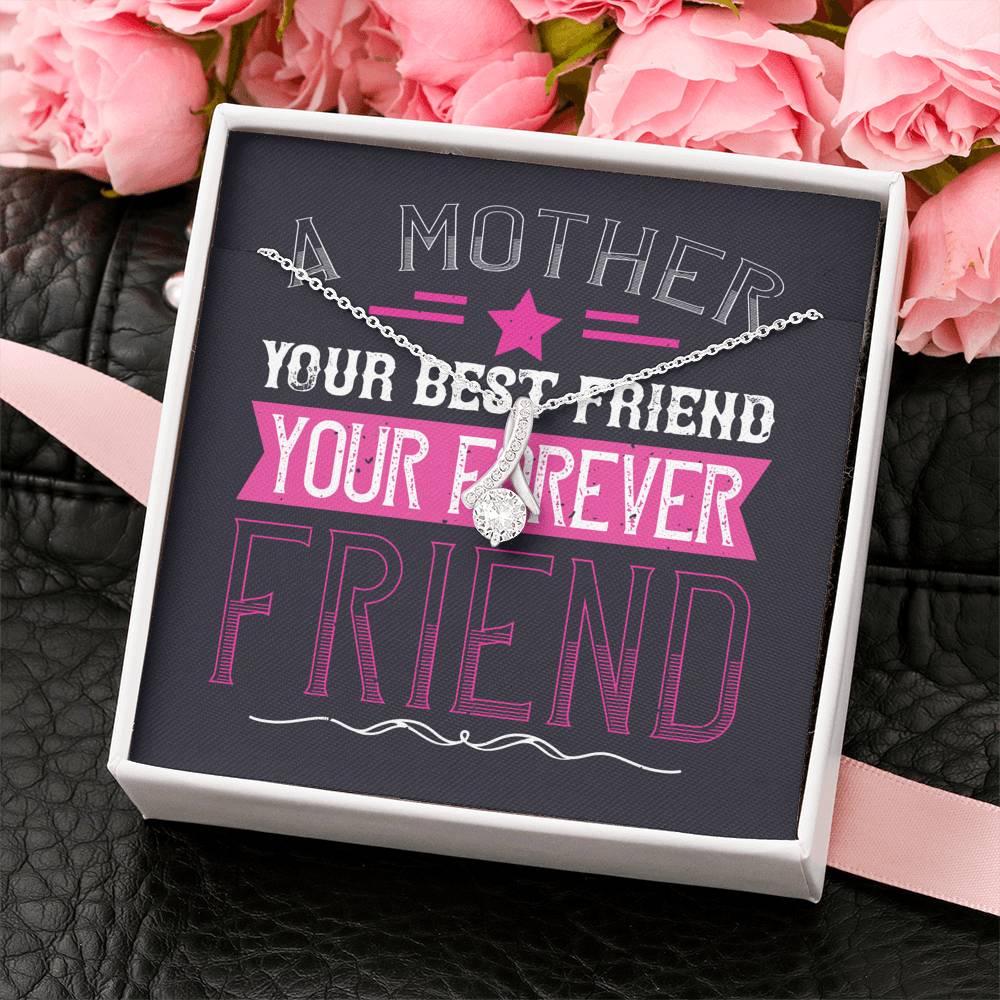 Personalized Gift Mother Necklace for Her Valentines Birthday  Gift Alluring Beauty Necklace for Women with Message  Card
