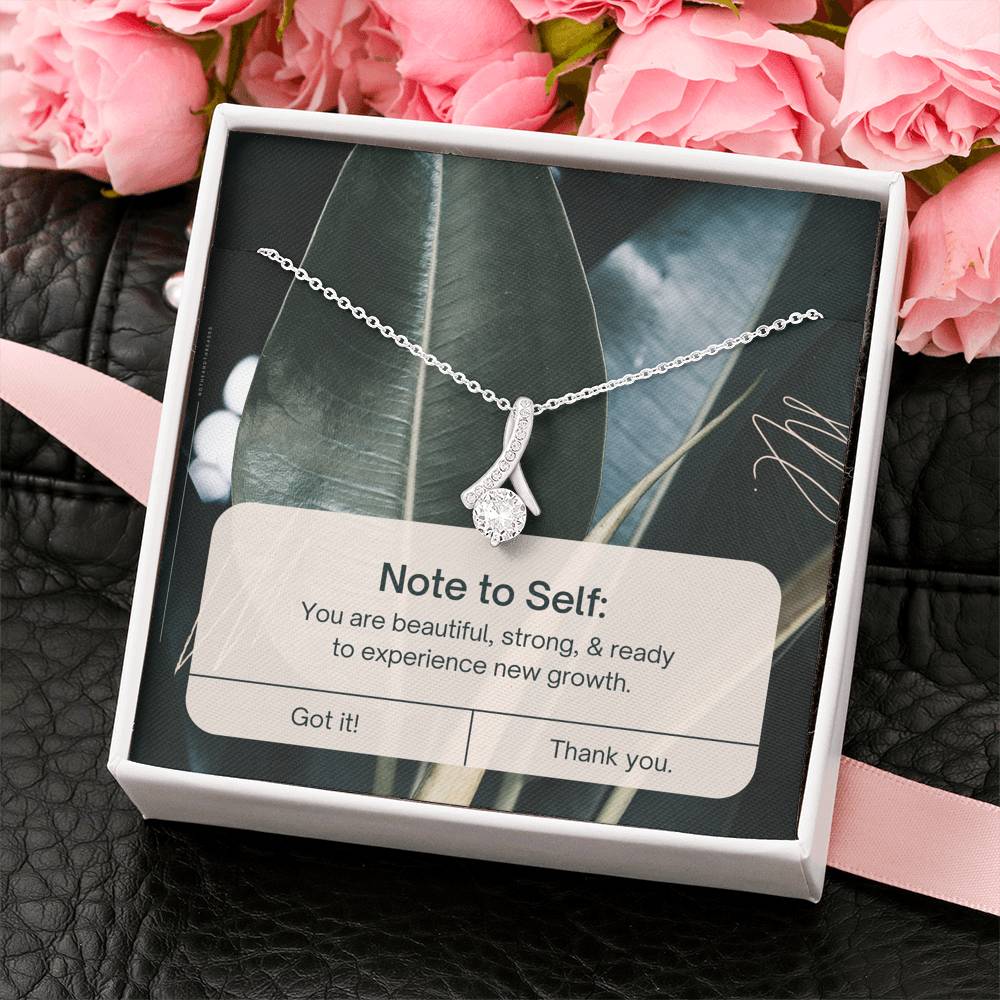 Love Note Card Personalize Valentine Day Ribbon Pendent For Women