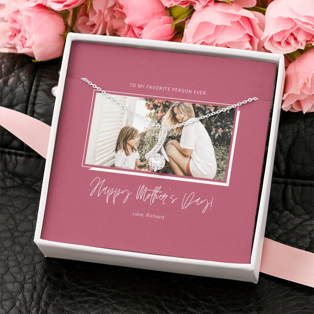 Other Mother Gift, Mother's Day Gift, Mothers Day From Daughter, Stepmom Birthday Gift, Adoptive Mom Gift, Mother and Daughter Necklace, Bonus Mom Gift,
