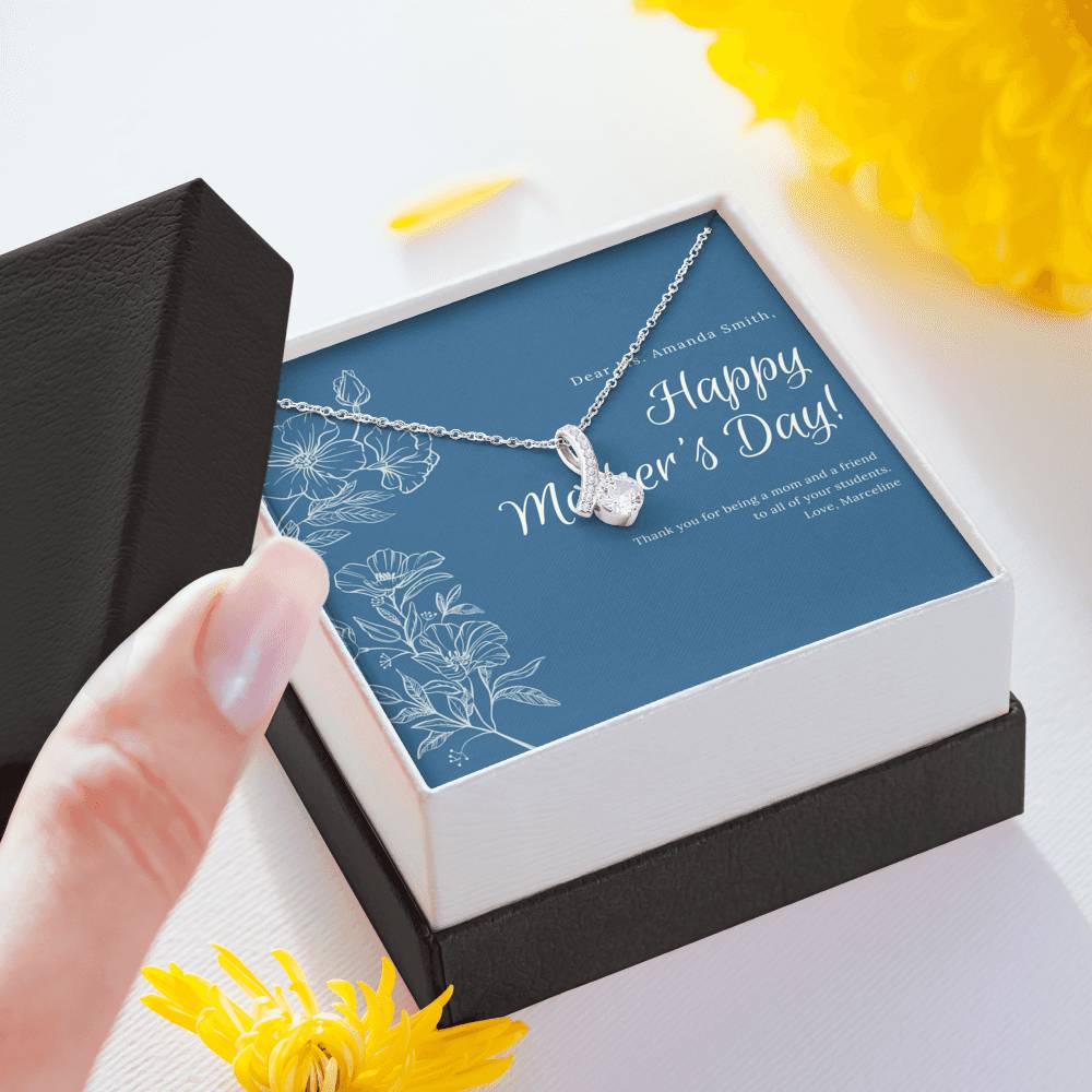 Mom Jewelry Gift, Bonus Mom Gift, 1st Mothers Day Gift, Mothers Day Personalized, Mothers Day Gift From Son, Other Mother Gift, Unbiological Mom Gift,