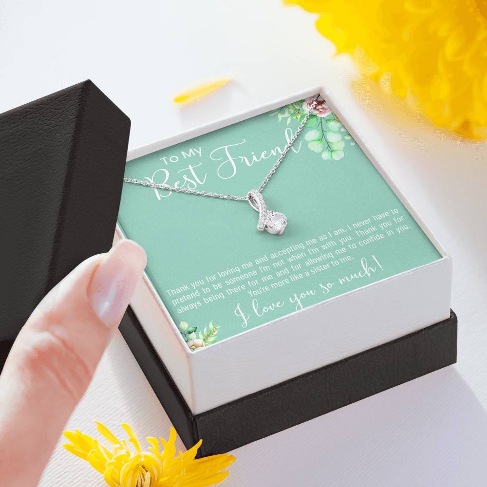 Friendship Spiritual Necklace Forever Love Gift On Friend's Birthday Wedding Pendent