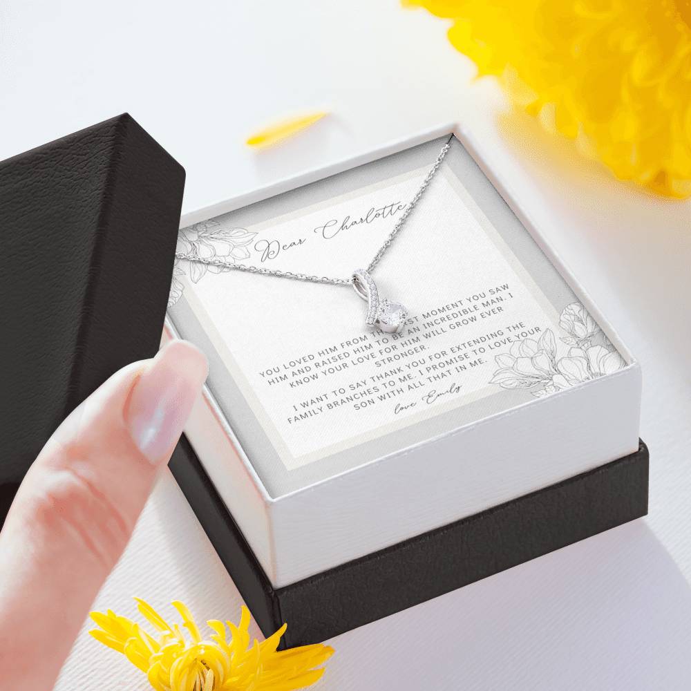 Thank You For Raising The Man Of My Dreams Pendants from Bride Mother of the Groom from Bride Bride to Mother in law gift Bride to Mother in law gift To My Mother In Law On Our Wedding Day Future MIL Gift