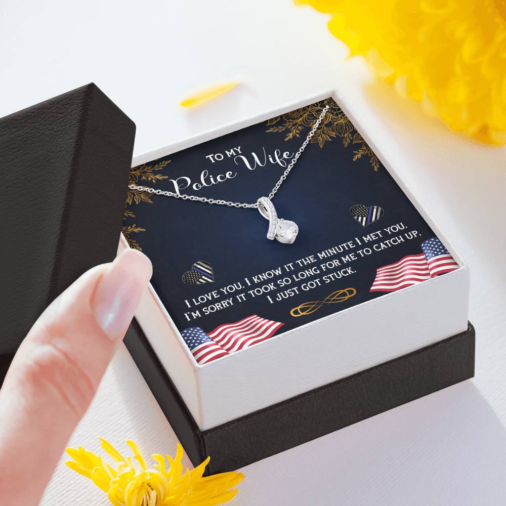 Police wife Gift, Necklace, Valentine Day Gifts