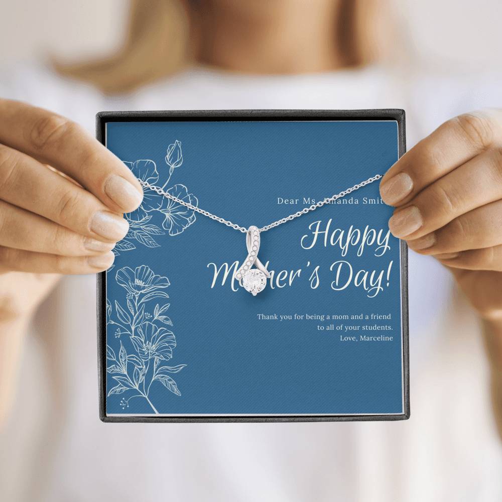 Mom Jewelry Gift, Bonus Mom Gift, 1st Mothers Day Gift, Mothers Day Personalized, Mothers Day Gift From Son, Other Mother Gift, Unbiological Mom Gift,