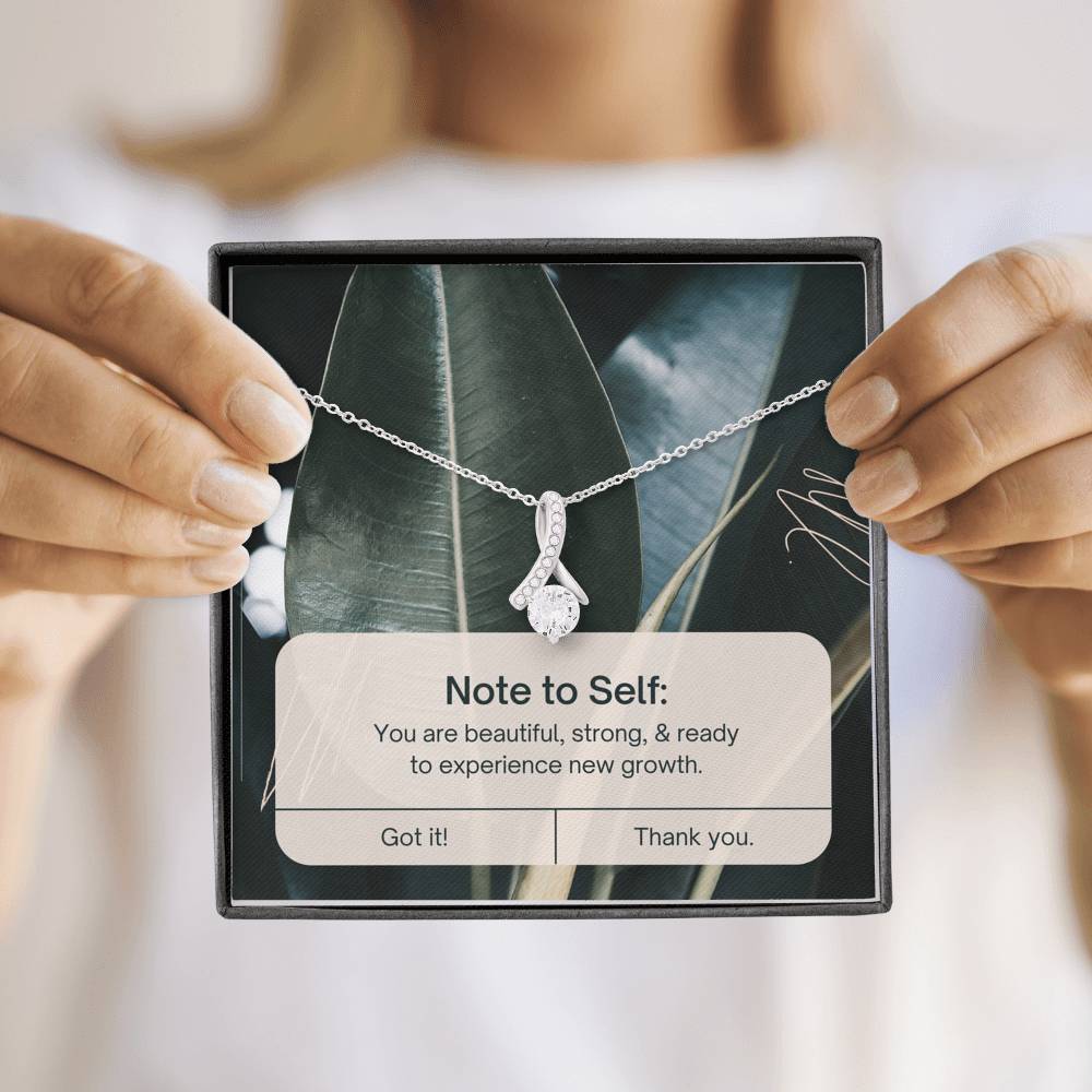 Love Note Card Personalize Valentine Day Ribbon Pendent For Women