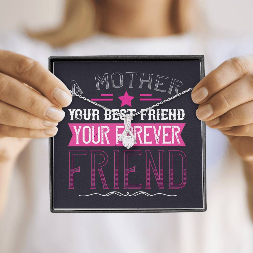 Personalized Gift Mother Necklace for Her Valentines Birthday  Gift Alluring Beauty Necklace for Women with Message  Card