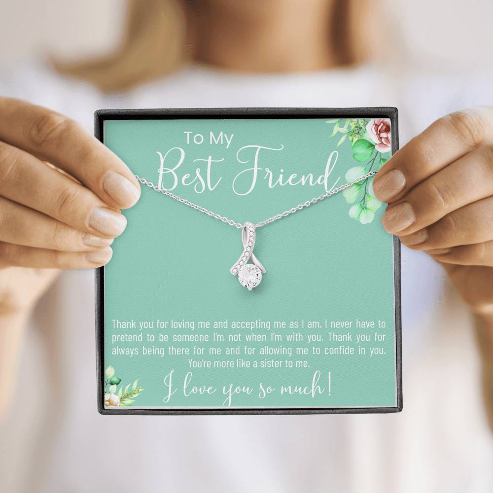 Friendship Spiritual Necklace Forever Love Gift On Friend's Birthday Wedding Pendent