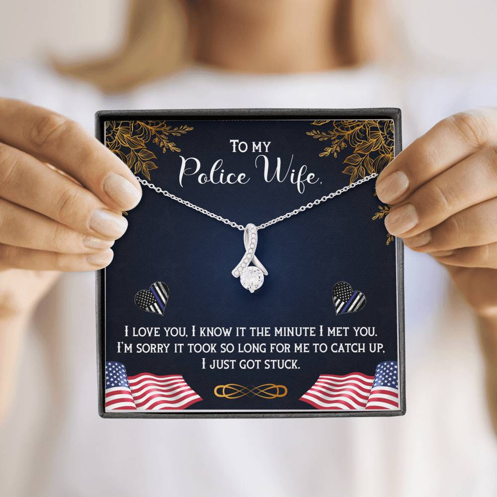 Police wife Gift, Necklace, Valentine Day Gifts