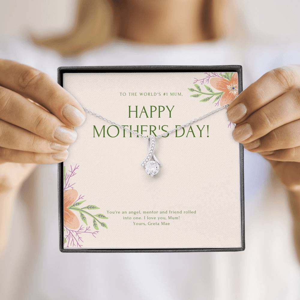 Mother in Law Gift, Foster Mom Gift,  Bonus Mom Gift Necklace, 1st Mothers Day Gift, To My Mom Necklace Mom Necklace Mother Figure Gift,