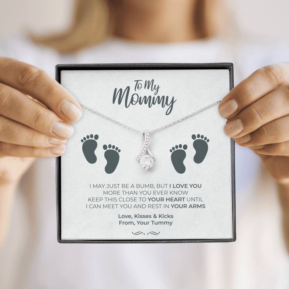 Personalized Gift Mother Necklace for Her Birthday Accessory Gift Alluring Hearts Necklaces for Women with Message  Card