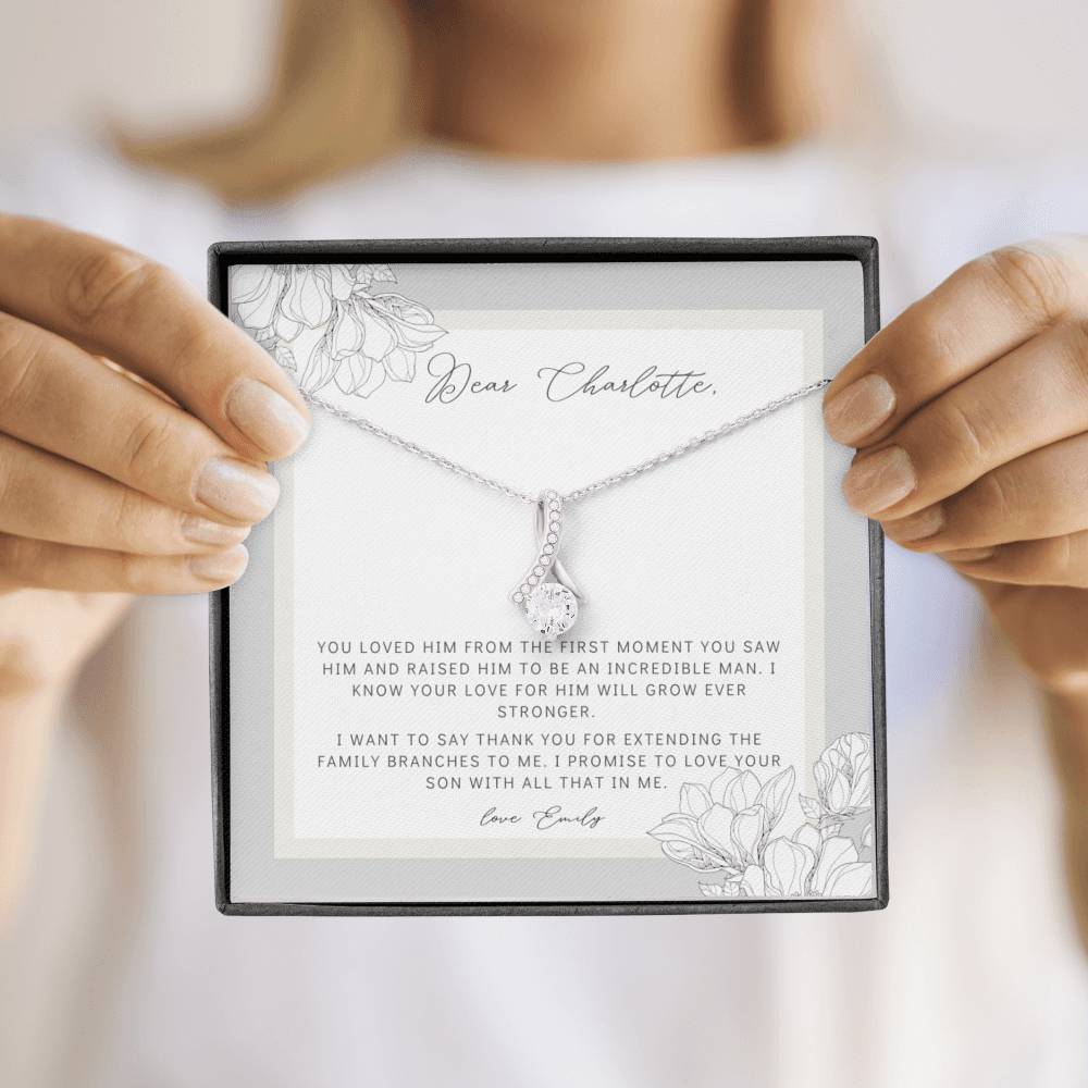 Thank You For Raising The Man Of My Dreams Pendants from Bride Mother of the Groom from Bride Bride to Mother in law gift Bride to Mother in law gift To My Mother In Law On Our Wedding Day Future MIL Gift