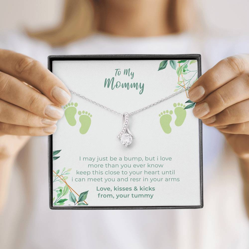 Personalized Necklace Gift For Mother On Her Birthday Mother's Day From Son Daughter To My Mummy Pendent Gift With The Message Card