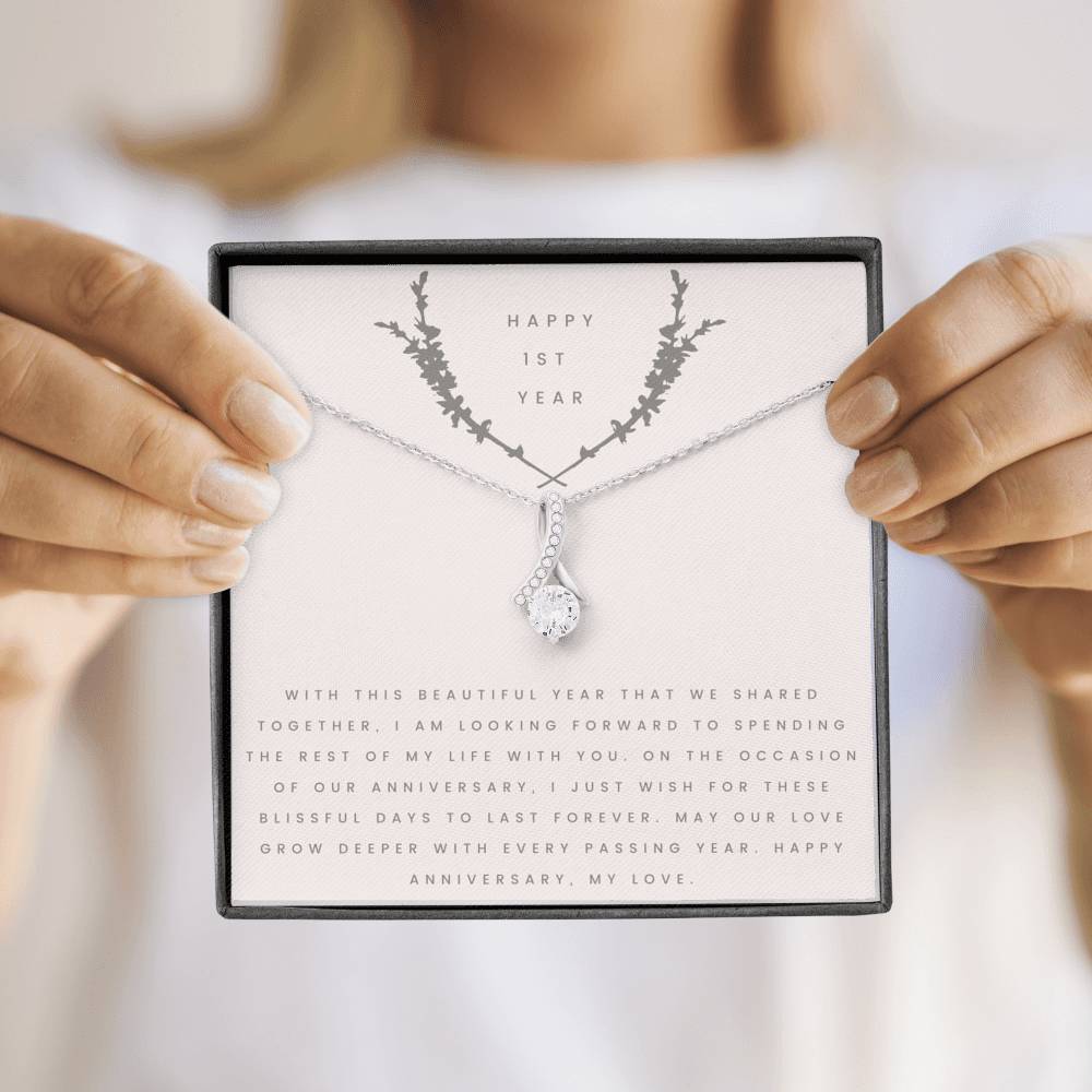 1st Year Anniversary Gift for Her, Gift for Wife, Gift for Girlfriend, Special Message Gift