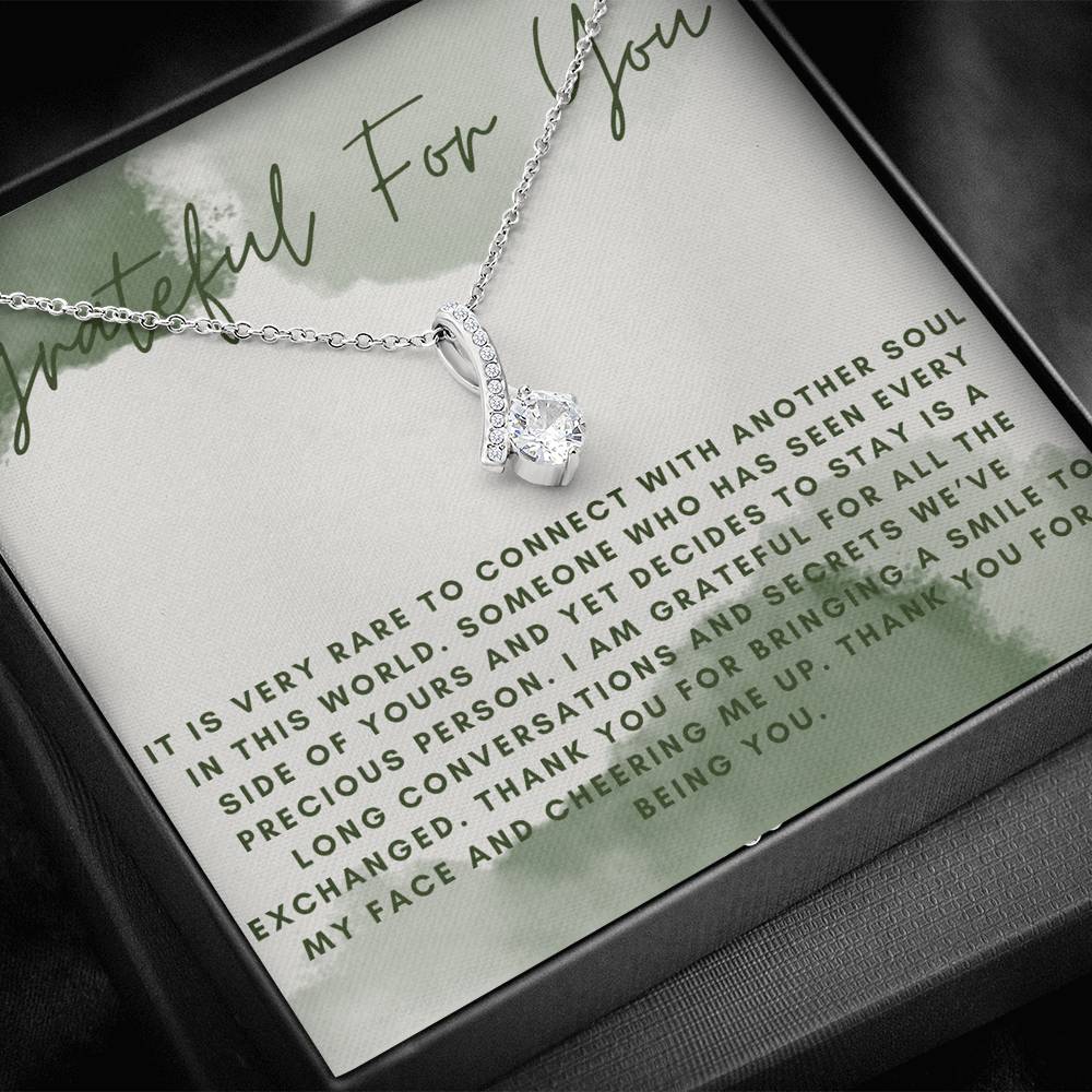 Grateful For You Gift, Thankful for You Gift, Message Card, Gift for Friend