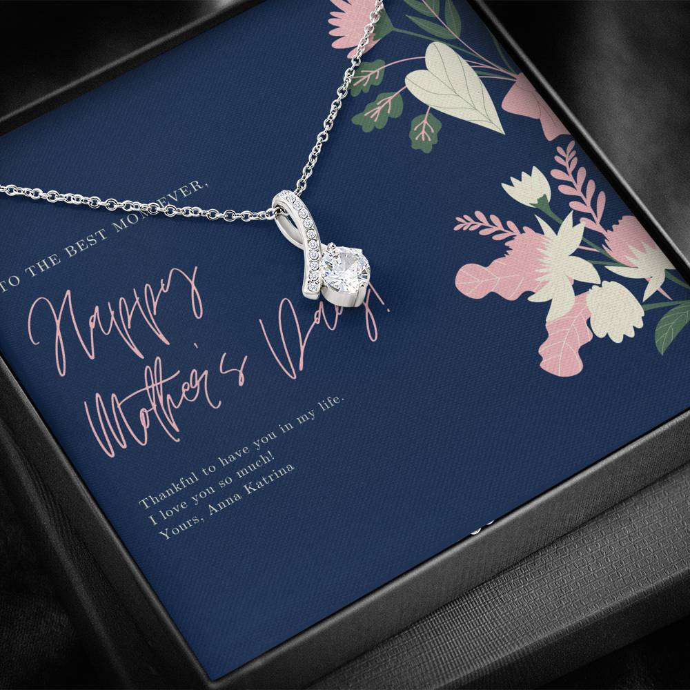 Mothers Day Gift From Husband, Unbiological Mom, Bonus Mom Gift Necklace, Stepmom Gift, Best Friend Gift BFF, Mothers Day From Daughter, Personalized Mother Day Gift,