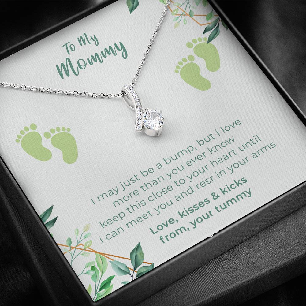 Personalized Necklace Gift For Mother On Her Birthday Mother's Day From Son Daughter To My Mummy Pendent Gift With The Message Card