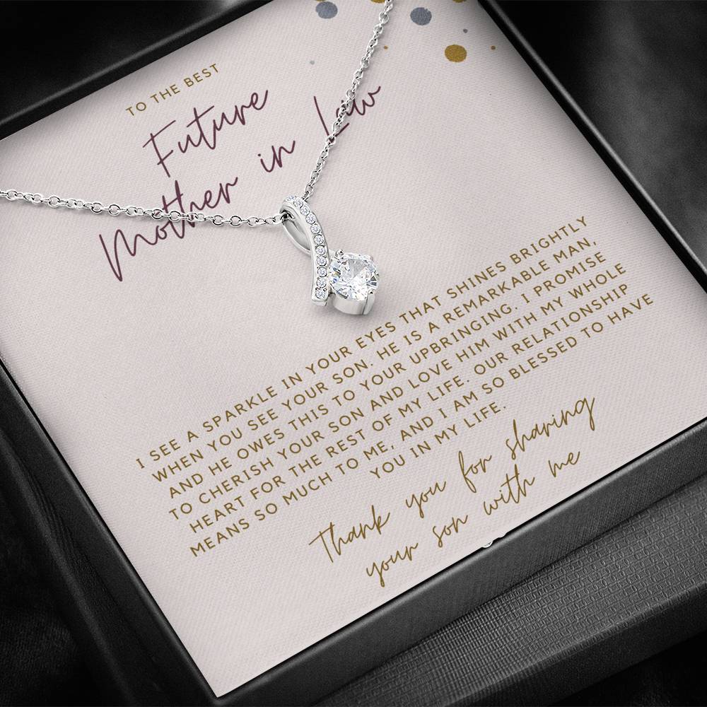 Gift to MIL Mother of the Groom Gift From Bride Wedding Gift Pendants from Bride Gifts for Mom Mother of the Bride Necklace Unique Groom Mom