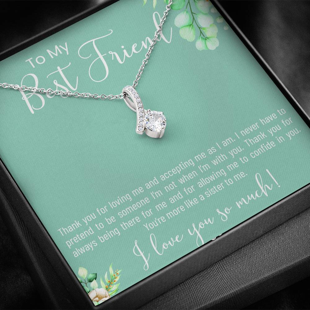 Friendship Spiritual Necklace Forever Love Gift On Friend's Birthday Wedding Pendent