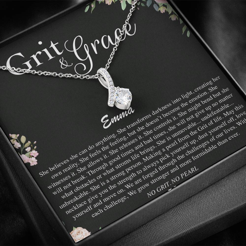 Necklace Gift To My Mom Wife Sister Pendent Gift With The Message Card On Mother's Day Birthday Wedding Anniversary Gift