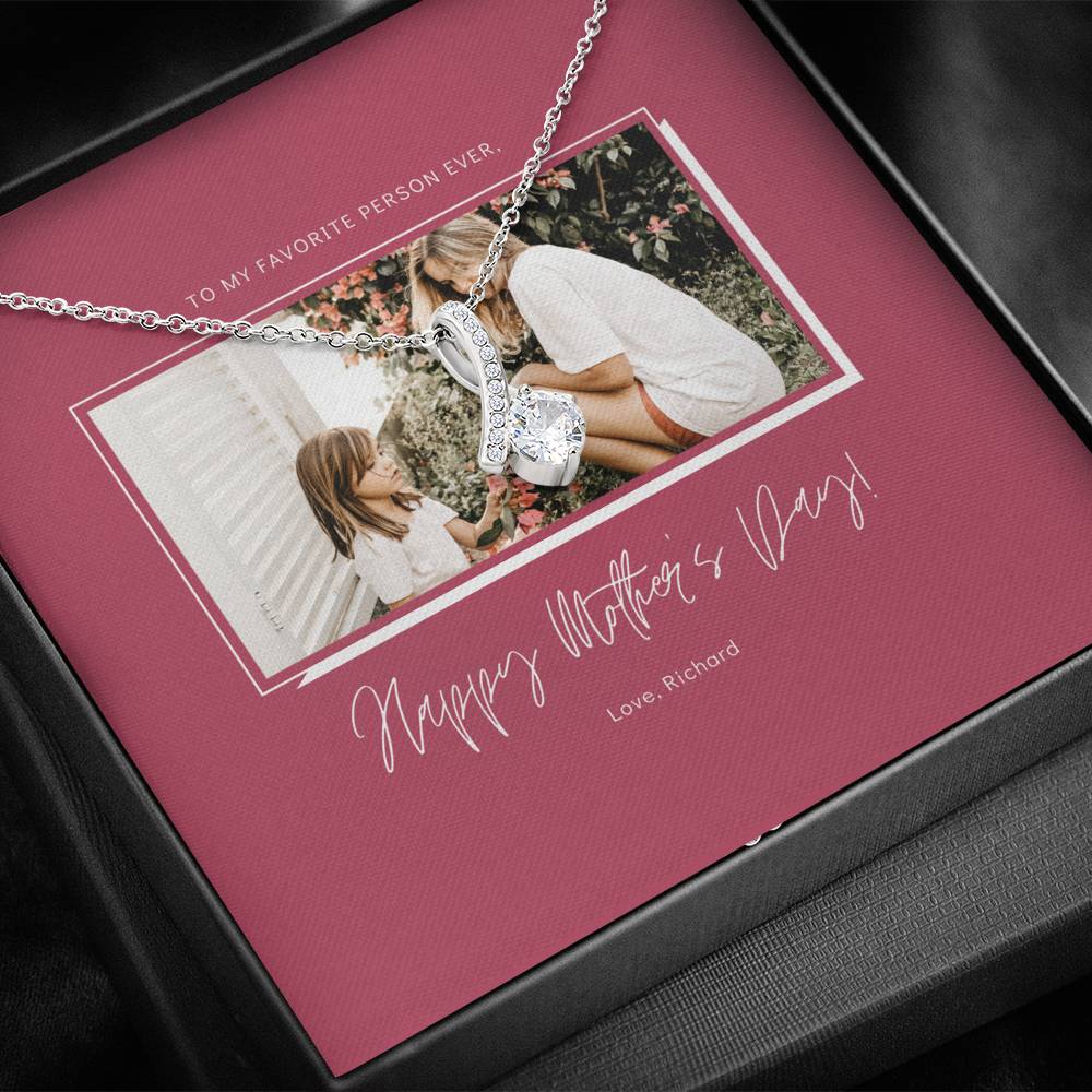Other Mother Gift, Mother's Day Gift, Mothers Day From Daughter, Stepmom Birthday Gift, Adoptive Mom Gift, Mother and Daughter Necklace, Bonus Mom Gift,