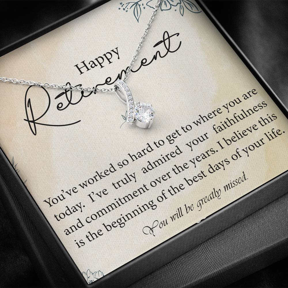 Retirement Day Gift Pendent To My Boss
