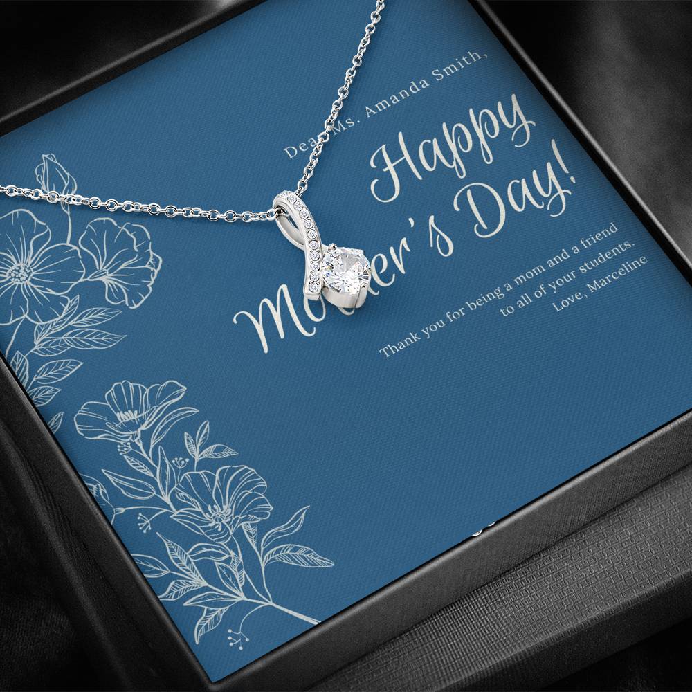Mom Jewelry Gift, Bonus Mom Gift, 1st Mothers Day Gift, Mothers Day Personalized, Mothers Day Gift From Son, Other Mother Gift, Unbiological Mom Gift,
