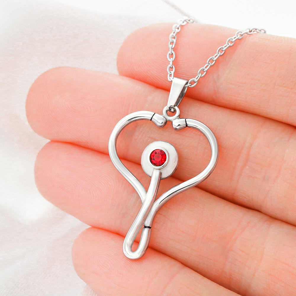 Personalized Necklace Gift To My Wife Fiancée Girlfriend On Valentine's Day Wedding Engagement Birthday Gift With The Message Card