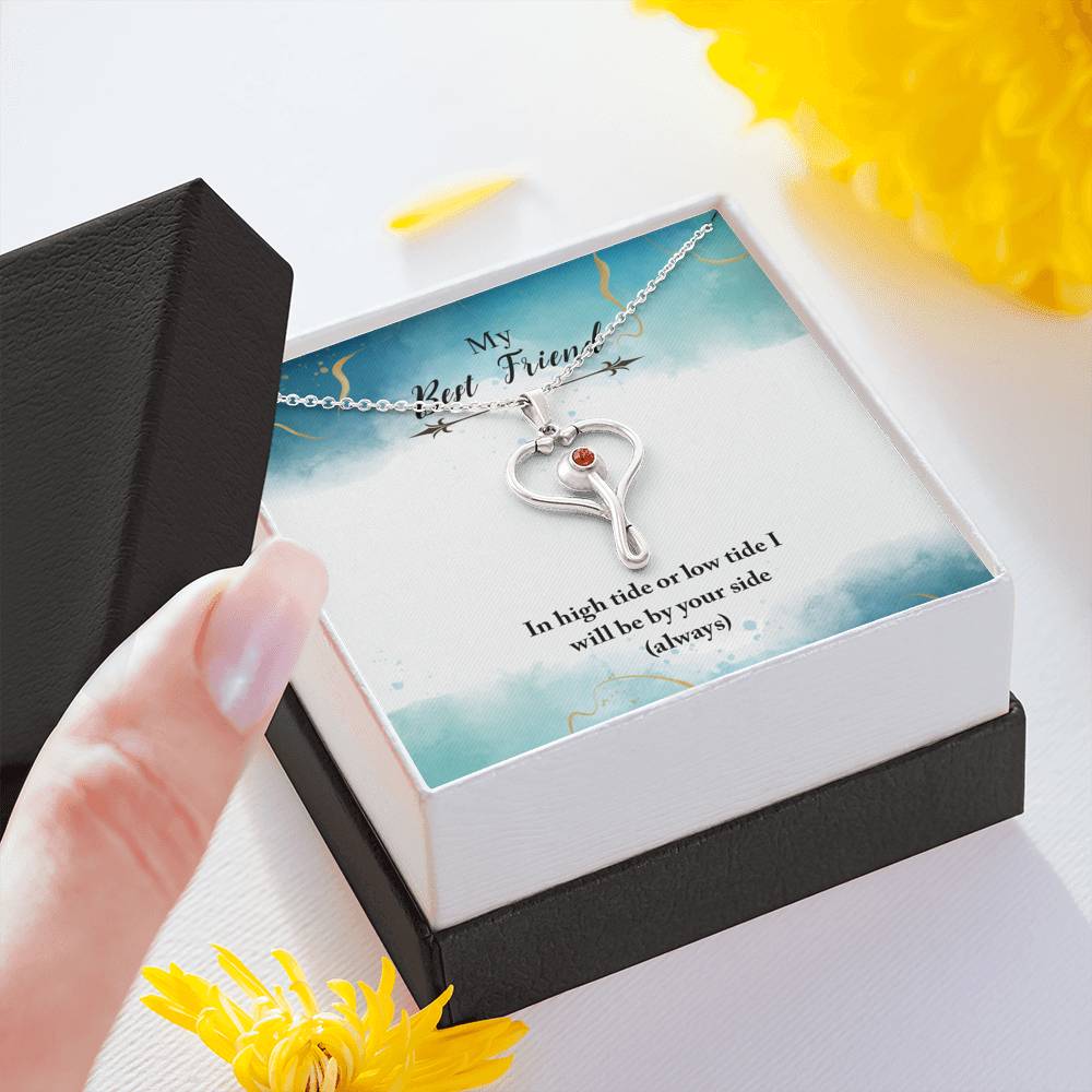 Necklace Gift To My Best Friend True Friendship Pendent Gift With The Message Card On Birthday Graduation Wedding Engagement Gift