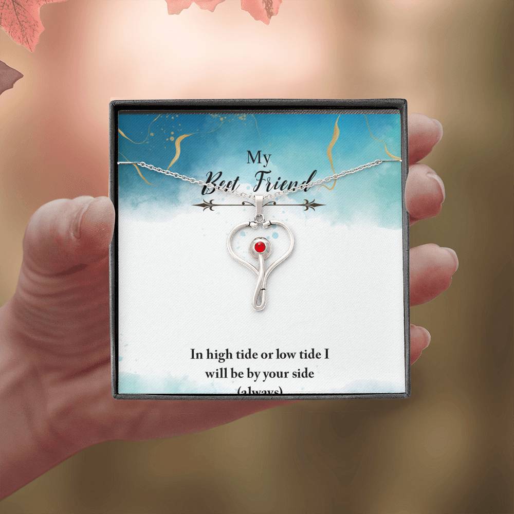 Necklace Gift To My Best Friend True Friendship Pendent Gift With The Message Card On Birthday Graduation Wedding Engagement Gift