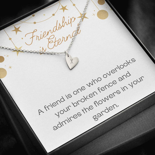 personalized Initials Necklace, hand-stamped letters, Charm Necklace, Friendship, BFF, Necklace