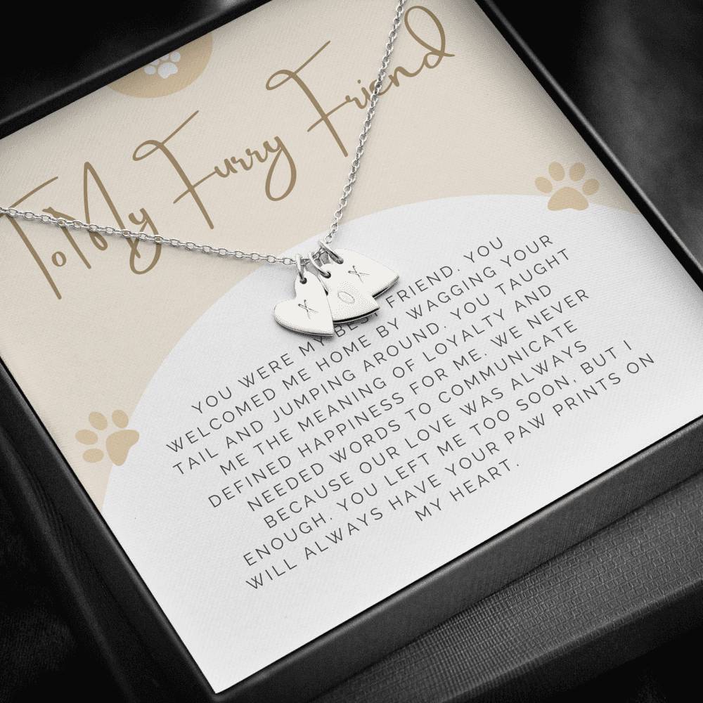Dog Memorial Gift, Gift for Dog That Passed Away, Pet Memorial Gift Necklace