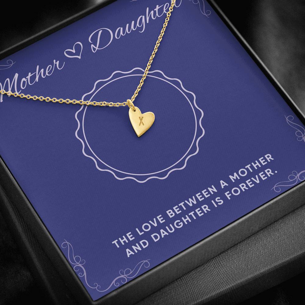 Mother And Daughter Necklace For Daughter Heart Charms Pendant For Her Birthday Graduation Valentines Gift From Mom Women’s Fashion