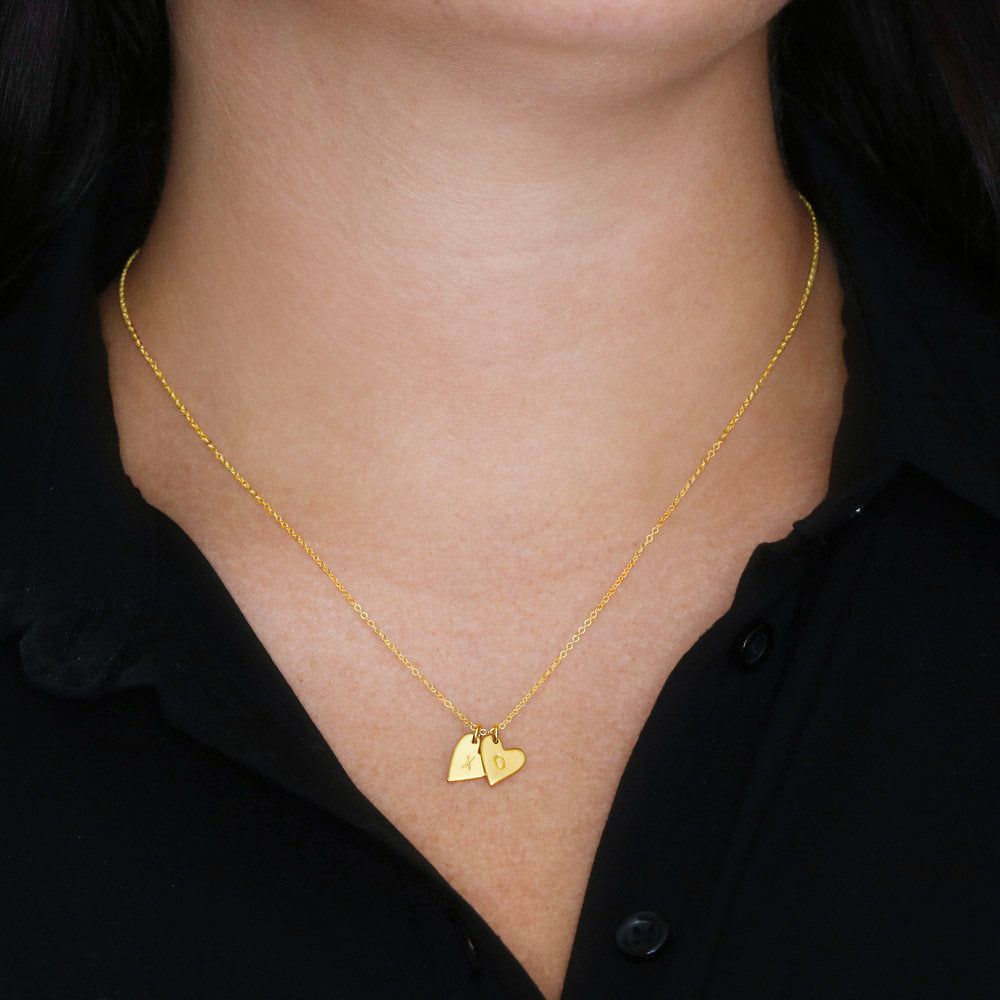 Girlfriend Gift Necklace, Dainty Heart Necklace for Girlfriend