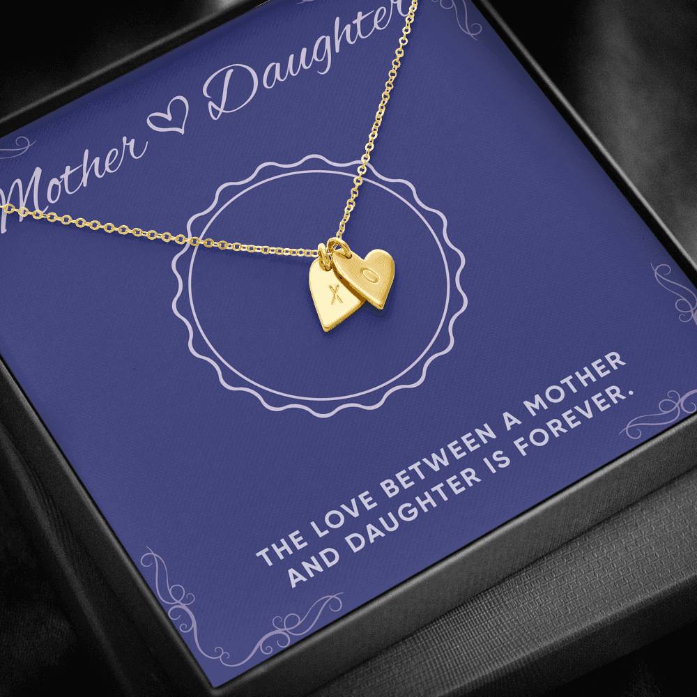 Mother And Daughter Necklace For Daughter Heart Charms Pendant For Her Birthday Graduation Valentines Gift From Mom Women’s Fashion