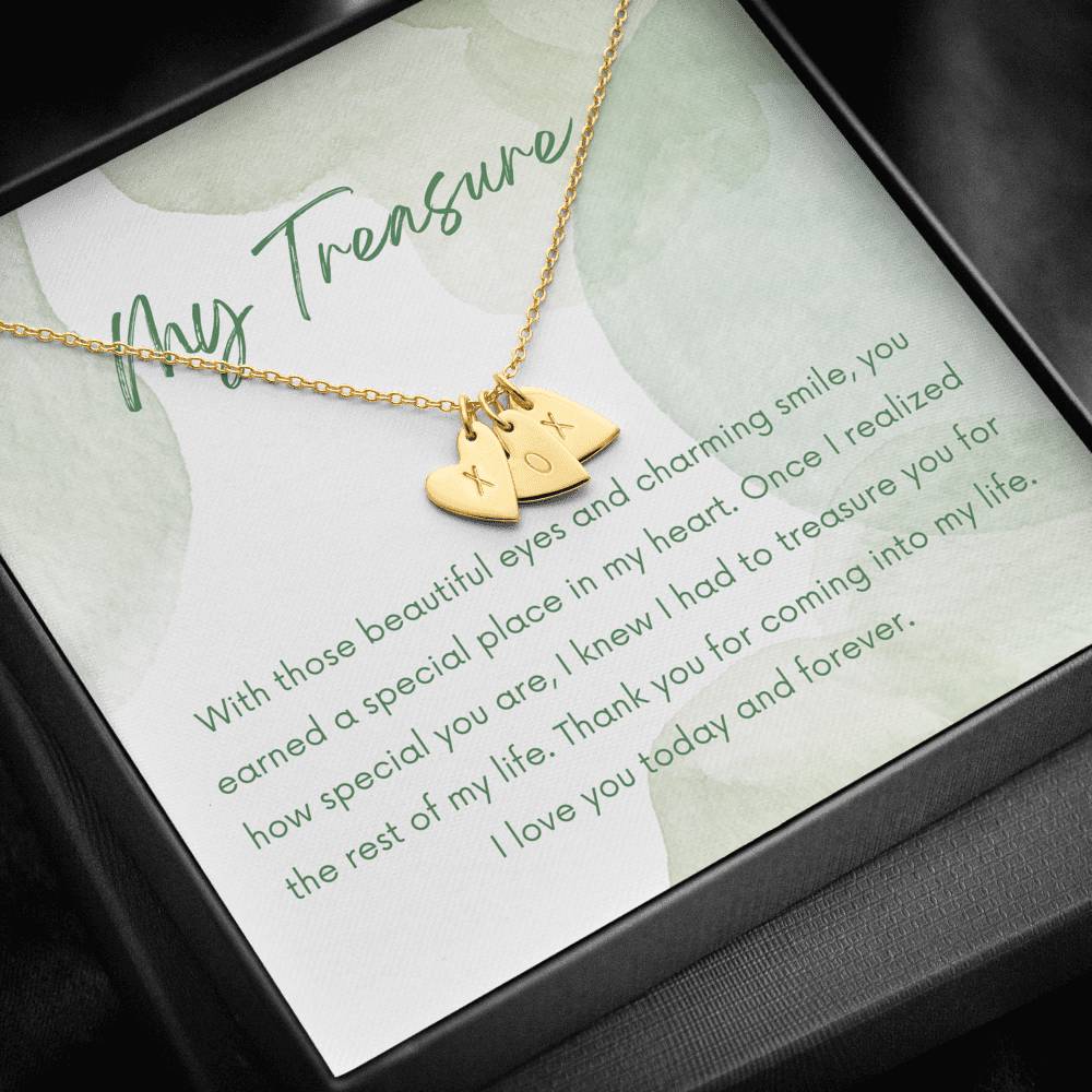 Gift for Girlfriend, Heart Necklace Jewelry for Her, Birthday Gift, Anniversary Gift Box